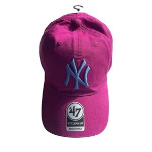 pink Yankees baseball cap